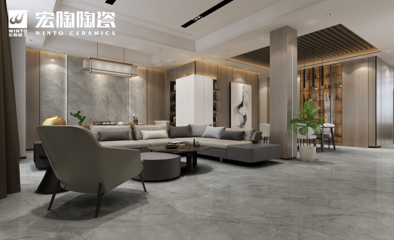  bifa必发抛釉砖沃斯特灰装修效果图